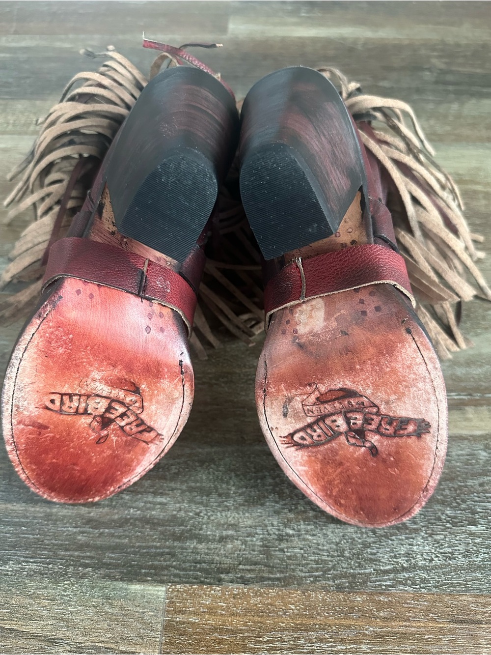 Freebird Tonto Fringe Boots Size 8 Boho Festival Rodeo - Picture 6 of 6